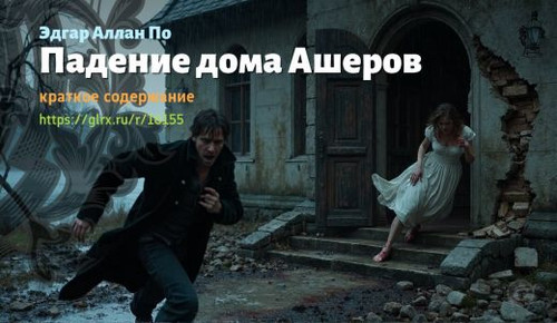 Читать краткий пересказ рассказа Эдгара Аллана По «Падение дома Ашеров». Падение дома Ашеров, Аллан,.jpg