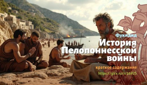 Читать краткий пересказ книги Фукидида «История Пелопоннесской войны». История Пелопоннесской войны,.jpg
