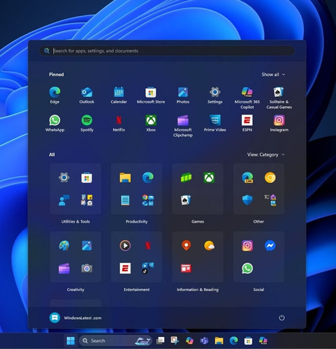 Windows 11 new Start menu look.jpg
