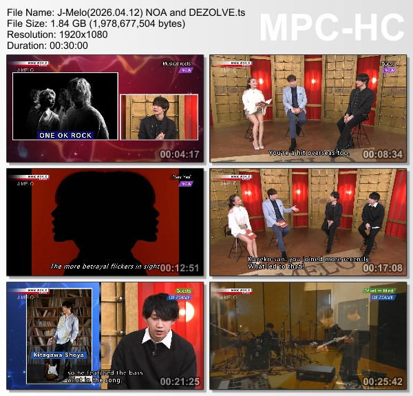 [TV-Variety] J-MELO – 2026.04.12 NOA and DEZOLVE