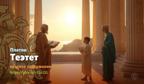 Читать краткий пересказ диалога Платона «Теэтет». Теэтет, Платон , краткое содержание Платон.jpg