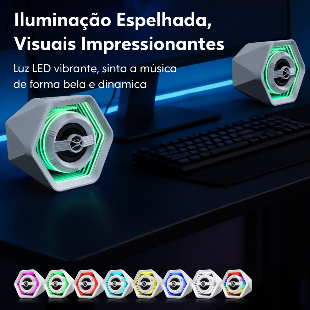 Caixa de Som Gamer 50w - miniatura 3