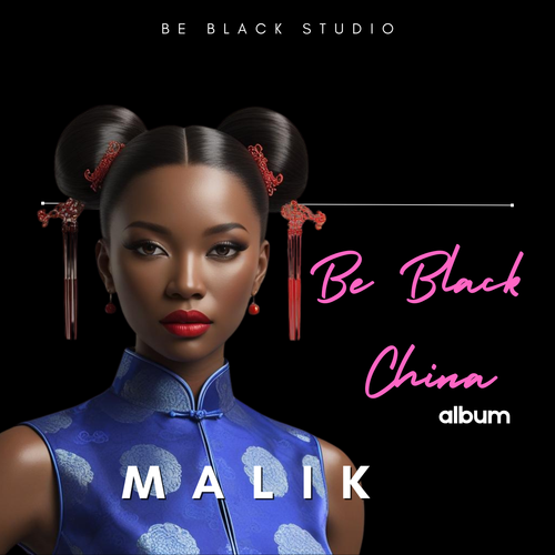 Black and White Simple Clean Photocentric Music Album Cover Instagram Post.png