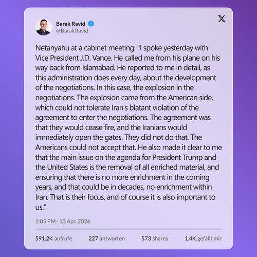 twitter post barak ravid says that netanyahu gets daily reports by trump.png