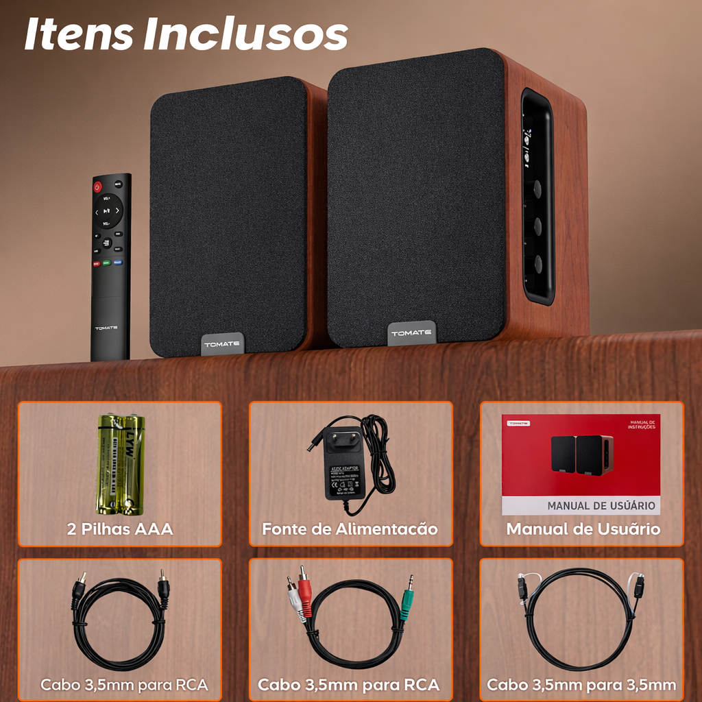 Caixas de Som 2.0 100w - miniatura 8