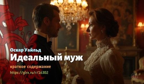 Читать краткий пересказ пьесы Оскара Уайльда «Идеальный муж». Идеальный муж, Уайльд, краткое содержа.jpg