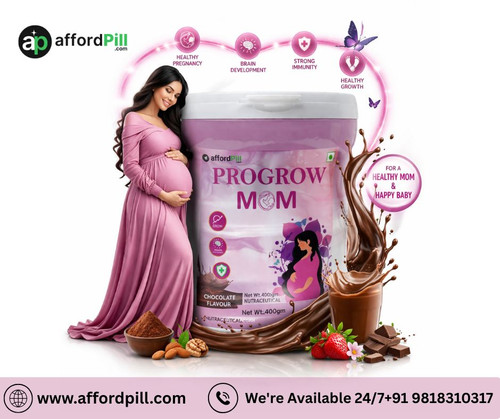 Healthy motherhood begins with proper nutrition and care. Progrow Mom Chocolate Flavour is designed to support mothers by providing essential nutrients needed for a healthy pregnancy journey.

This supplement helps maintain energy levels, supports immune function, and contributes to overall well-being. It is especially beneficial for mothers who may not be able to meet their nutritional needs through diet alone.

Regular use of Progrow Mom Chocolate Flavour may help reduce fatigue, improve strength, and support the body during the physical changes of pregnancy. It also plays a role in supporting the growth and development of the baby.

The chocolate flavor makes it enjoyable to consume, ensuring that mothers can maintain consistency in their nutritional intake.

By purchasing from AffordPill, customers can trust that they are receiving a genuine and high-quality product. The platform ensures a smooth and reliable shopping experience.

Overall, Progrow Mom Chocolate Flavour serves as a valuable addition to a healthy motherhood routine.

Order Now:-https://www.affordpill.com/products/progrow-mom-(chocolate-flavour)
E-mail :-info@affordpill.com
Address :-  D-67, Sector-6, Noida, Uttar Pradesh - 201301
Content No:- +91 9818310317