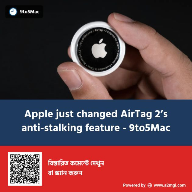 Improves AirTag 2 Anti-Stalking Feature with New Firmware Update