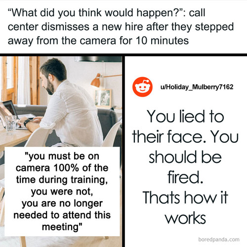 fired 2 hours new job camera reddit.jpg