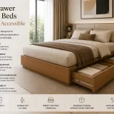 why drawer storage beds feel more accessible