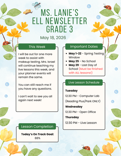 May 3rd Grade Monday Webmail.png