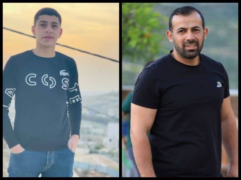 قوات الاحتلال تعتقل الشابين عصام رمضان وعمر رمضان خلال اقتحام قرية تل جنوب غرب نابلس بالضفة الغربية فجر اليوم....