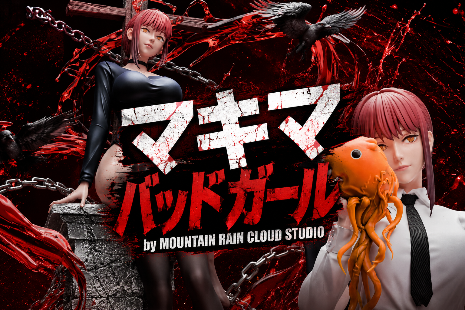 Makima’s Darker Side Shapes Mountain Rain Cloud Studio’s Latest Collectible