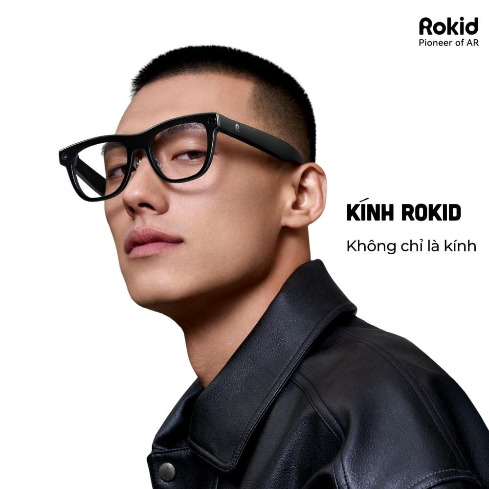 Người dùng đeo kính Rokid RV101 khi đi du lịch, quay lại những khoảnh khắc chân thật từ góc nhìn cá nhân (POV).