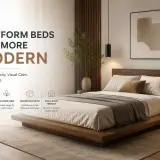 why platform beds feel more modern small bedrooms
