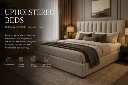 upholstered beds soft comfort modern bedroom
