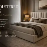 upholstered beds soft comfort modern bedroom
