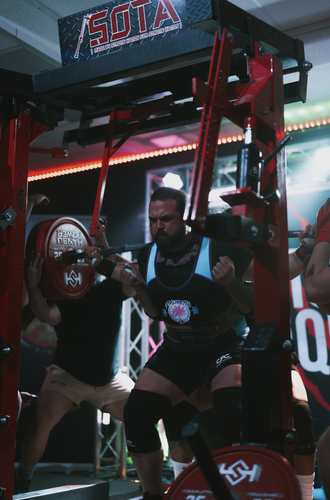 Michael Scullin powerlifting in Charleston South Carolina
