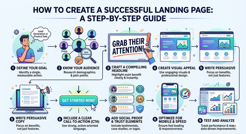 How to Create a Successful Landing Page Provide a step by step guide on designing effective landing .png