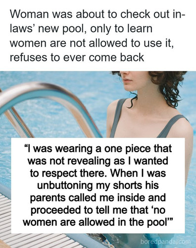 in laws refuse to let woman swim in pool.jpg