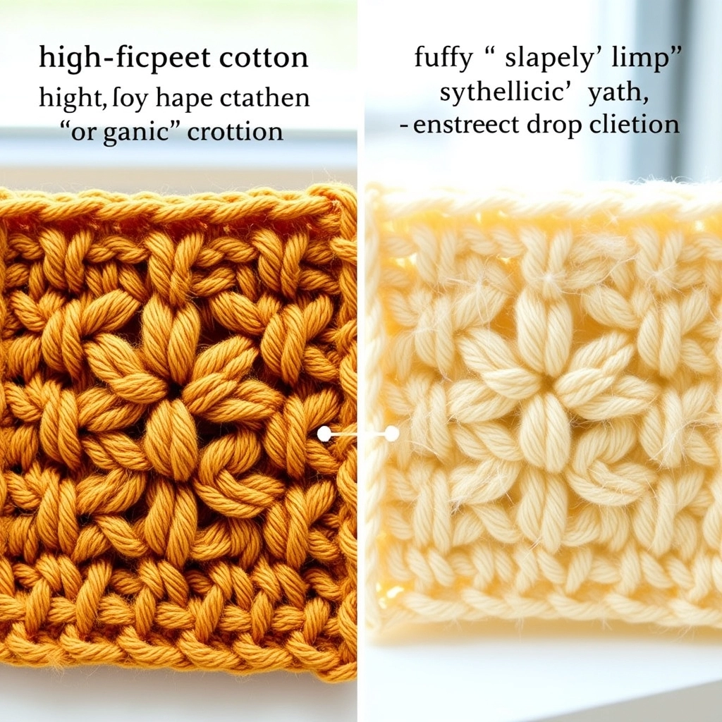 A detailed view of the stitch definition achieved using organic cotton for a Crochet Lion Pattern.