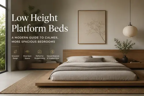 low height platform beds