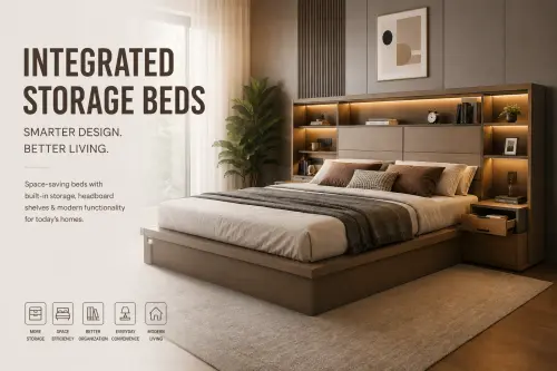 integrated storage beds