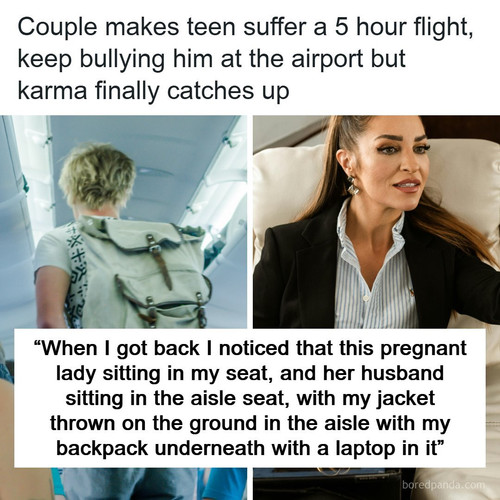 rude pregnant woman husband flight teen revenge.jpg
