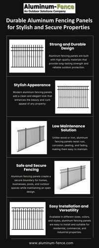 Durable Aluminum Fencing Panels for Stylish and Secure Properties.jpg