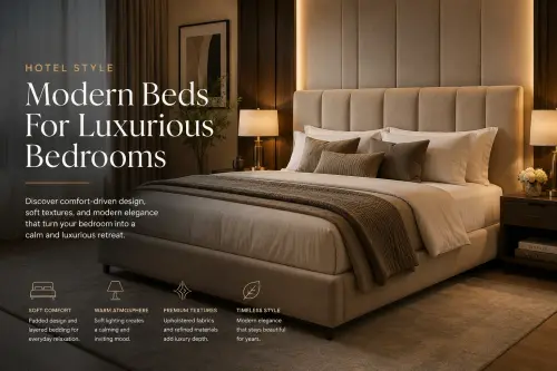 hotel style modern beds for luxurious bedrooms