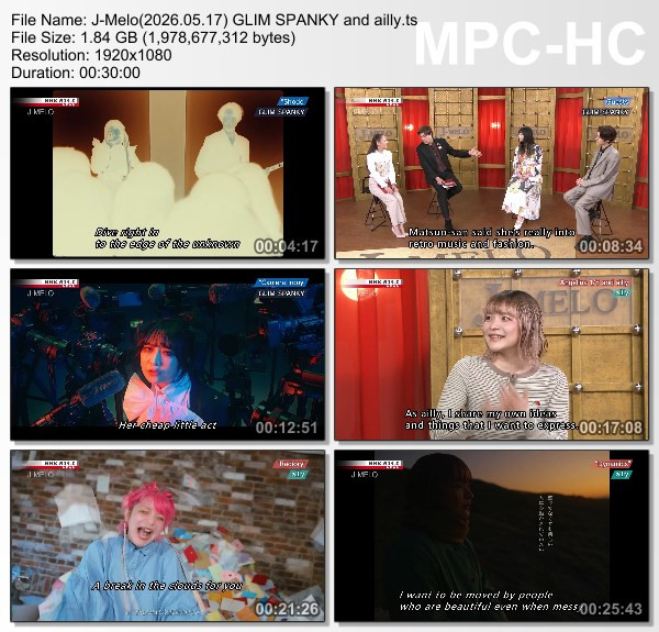 [TV-Variety] J-MELO – 2026.05.17 GLIM SPANKY and ailly