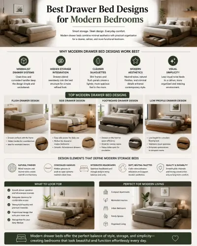 best drawer bed designs modern bedrooms