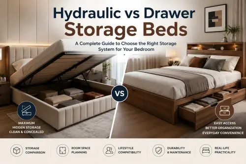 hydraulic vs drawer storage beds cover