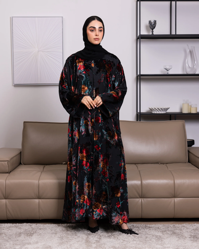Heritage Threads Abaya - Korean Velvet Double-Layer Printed.png