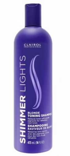 Clairol Professional Shimmer Lights Blonde Toning Shampoo 16 oz.png