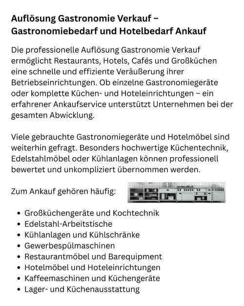 Auflösung Gastronomie Verkauf – Gastronomiebedarf und Hotelbedarf Ankauf.png