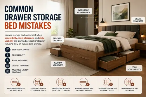 common drawer storage bed mistakes