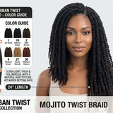 Model Model Cuban Twist Mojito Twist Braid