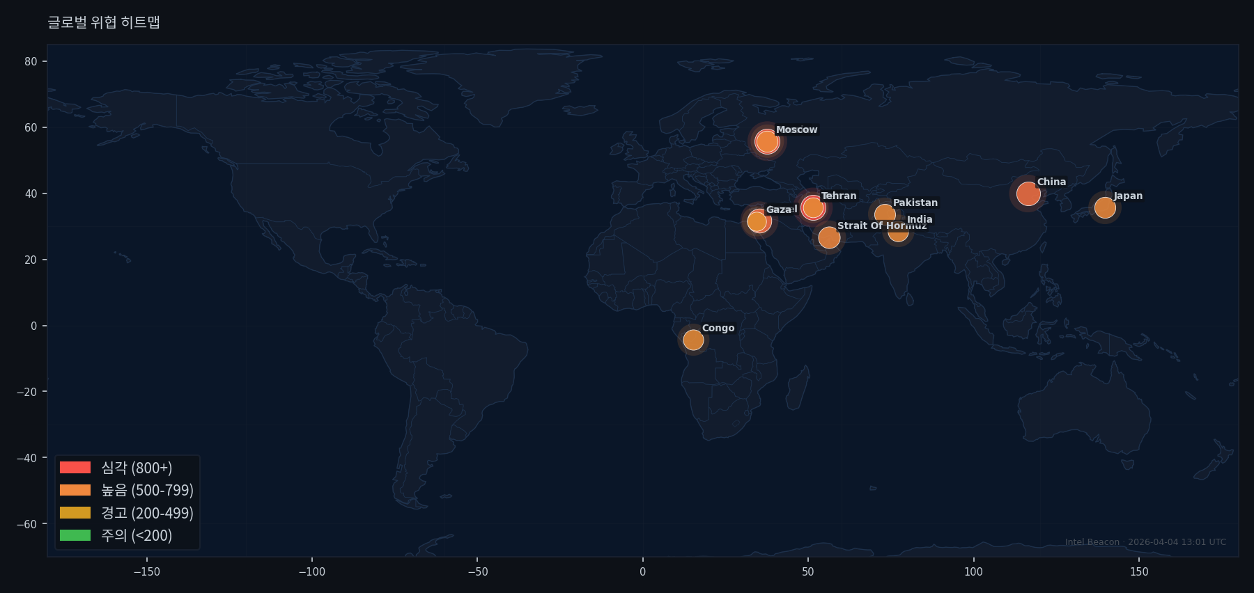Global Threat Heatmap