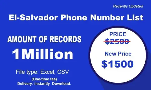 El Salvador Phone Number List.webp