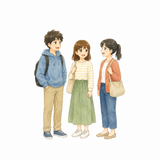7. すくない［人が〜］（少ない［人が〜］）— sedikit orang