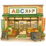 52. ABCストア — pasar swalayan fiksi