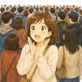 47. わあ、すごい人ですね — wah, banyak orang ya