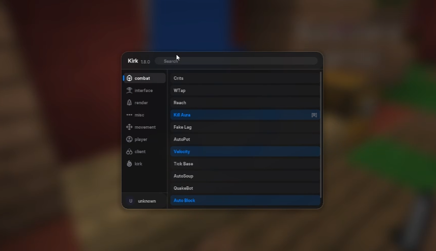 Kirk Client gameplay screenshot