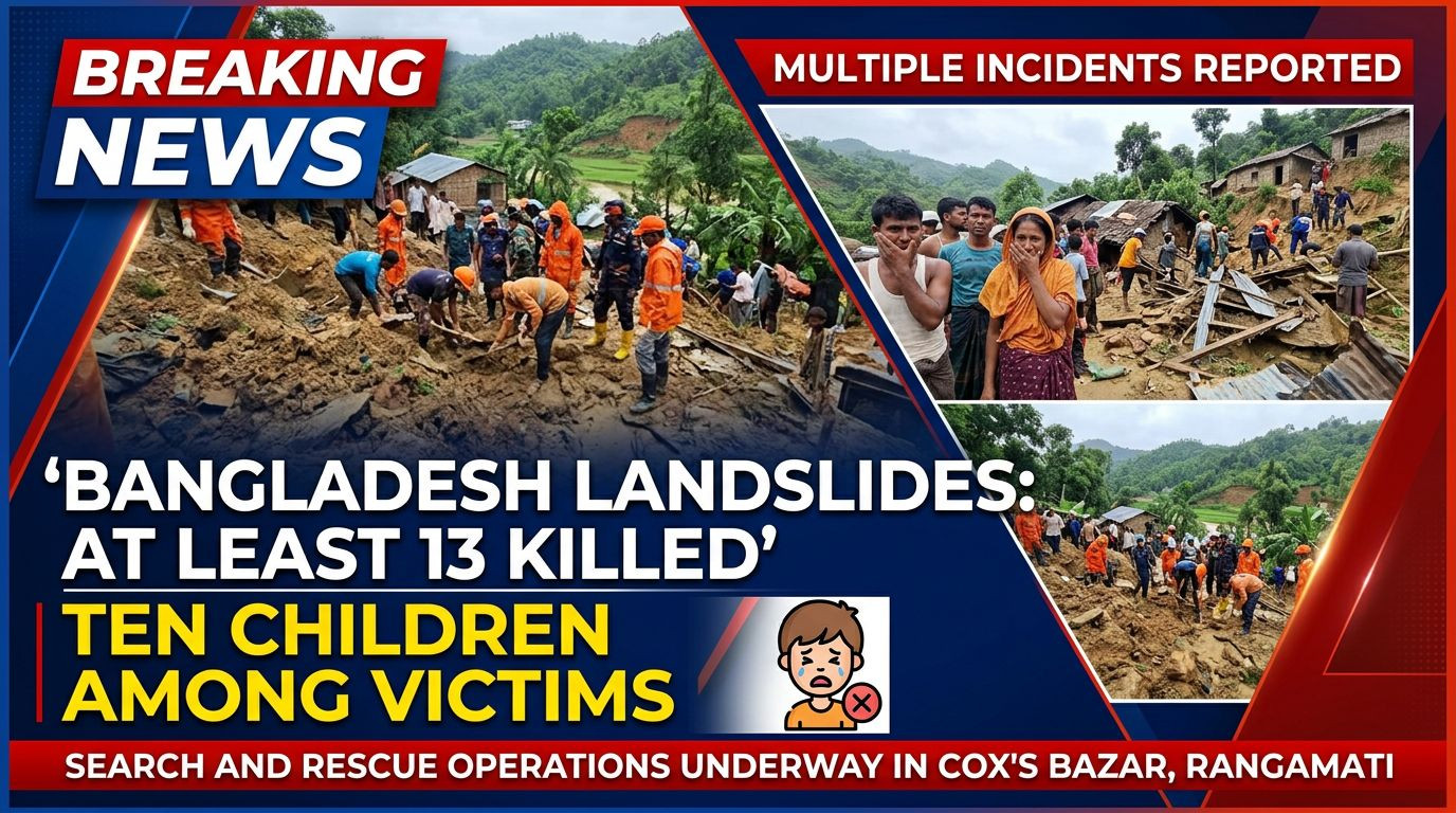 Climate's Cruel Toll: Bangladesh's Children in Peril