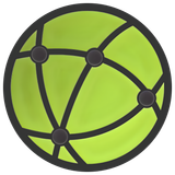 Globe with Black Border