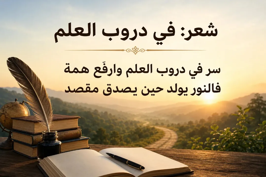 شعر: في دروبِ العلم شعر: في دروبِ العلم
