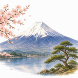6. 富士山（ふじさん）— Gunung Fuji