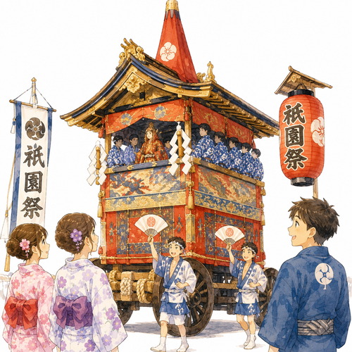 8. 祇園祭（ぎおんまつり）— Perayaan Gion.png