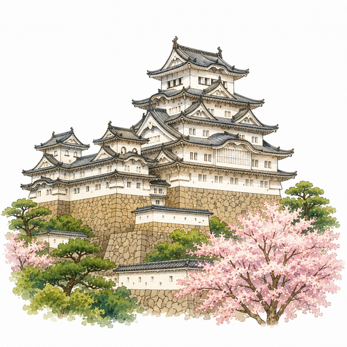 7. 姫路城（ひめじじょう）— Kastil Himeji.png